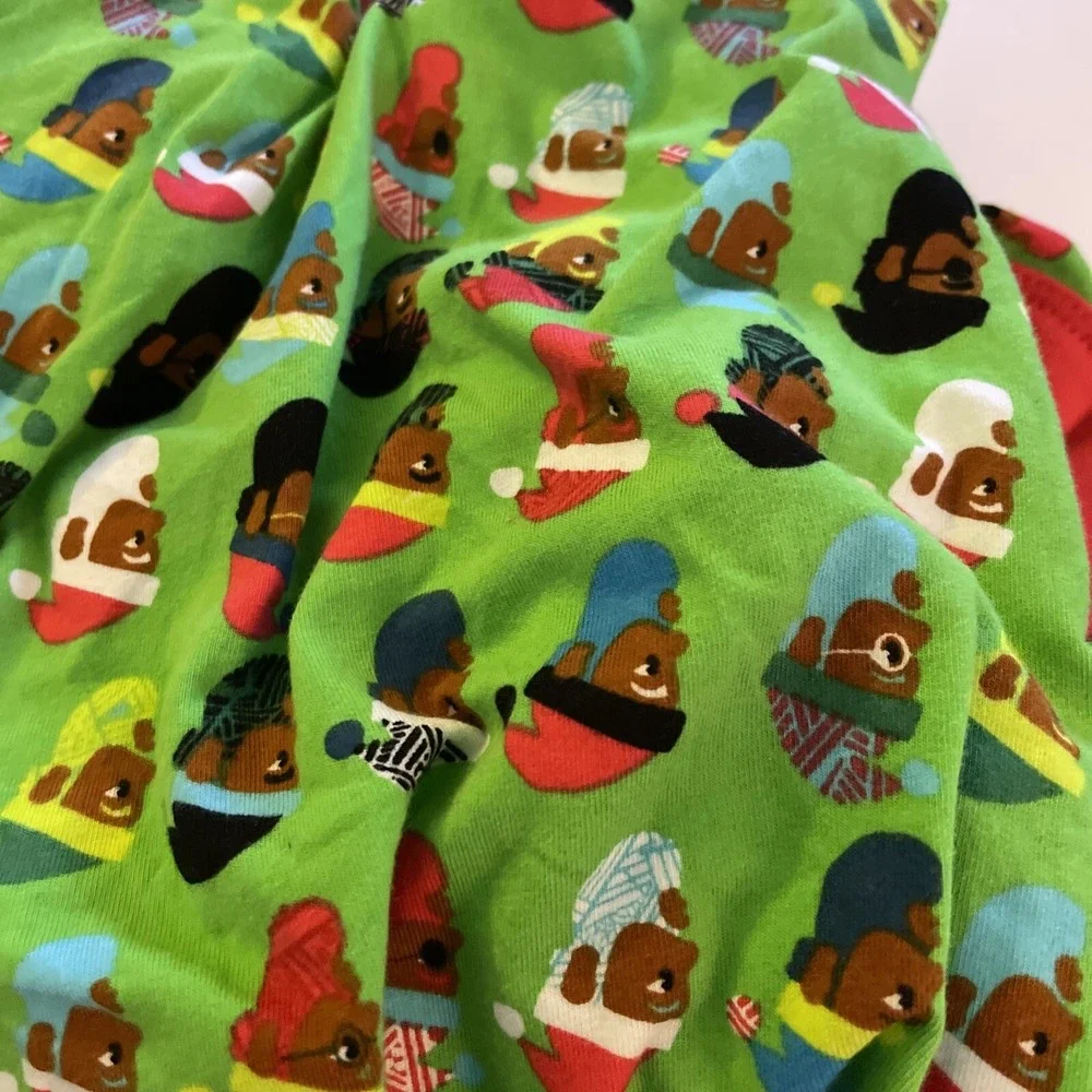 Wondershop Multi Santa Claus  DOG‎ PAJAMAS Christmas Holiday Green Medium NWT